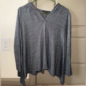 Gray long sleeve with hood size XS